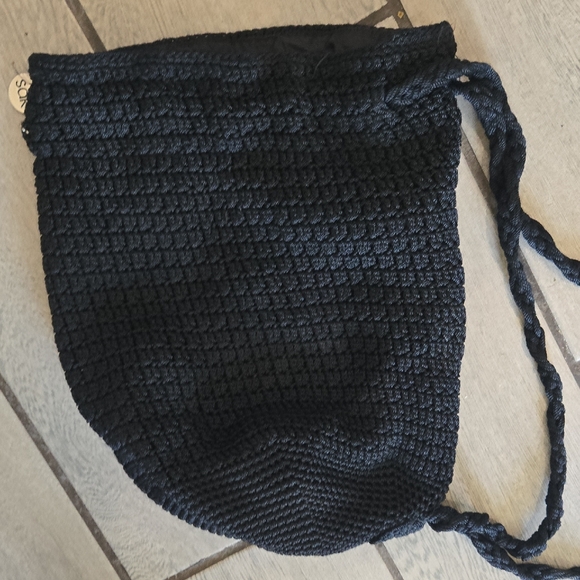 The Sak‎ Black Shoulder Bag with Drawstring Closure - Picture 4 of 7